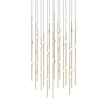 Sonneman 2015.38W-J20 - Aries 24" Square LED Pendant w/20' Cords