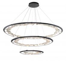 Lib & Co. CA 12165-040 - Nettuno,3 Tier LED Chandelier, Painted Brushed Grey