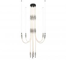 Lib & Co. CA 12285-02 - Alcamo, 8 Light LED Chandelier, Matte Black