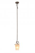 Kalco 1851PS/ANTQ - Tribecca 1 Light Mini Pendant