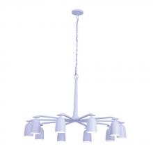 Kalco 520272MW - Gabardine 10 Lt Chandelier