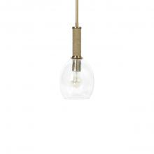 Palecek 2067-79 - BRONSON GLASS PENDANT BRASS