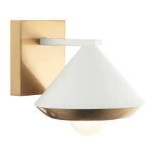 Matteo Lighting S06801WHAG - Velax Wall Sconce