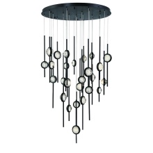 Eurofase 43890-019 - Barletta 26 Light Chandelier in Black