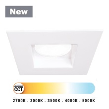 Eurofase 45371-011 - 3.5 Inch Square Fixed Downlight in White
