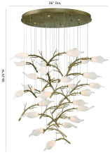 Eurofase 47226-012 - Matera 36" LED Chandelier In Gold
