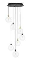 Eurofase 48930-017 - Iissa-Chandelier-7Lt-21In-Gbm-CL