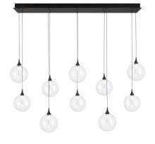 Eurofase 48933-018 - Iissa-Chandelier-10Lt-47In-BK-CL