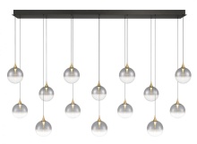 Eurofase 48938-020 - Iissa-Chandelier-14Lt-72In-GD-Sk