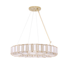Eurofase 46469-014 - Belmont,12LT 37in Cha,Aq Brass