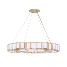 Eurofase 46470-010 - Belmont,16LT 48in Cha,Aq Brass