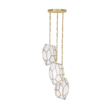 Eurofase 46464-019 - Heera, 3LT Chandelier, Gold