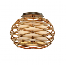 Troy C6740-TBZ - Balboa Semi Flush
