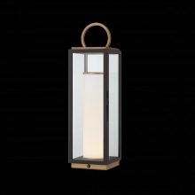 Troy RTL6723-PBR/TBK - Gareth Exterior Rechargeable Table Lamp