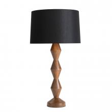 Regina Andrew 13-1678 - Regina Andrew Crew Walnut Buffet Lamp (Black Shade)