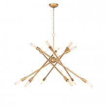 Regina Andrew 16-1425NB - Regina Andrew Cobra Chandelier Large (Natural Brass)