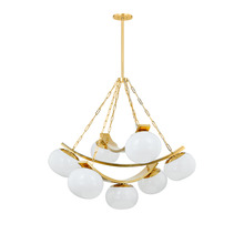 Hudson Valley 2107-AGB - DUXBURY CHANDELIER