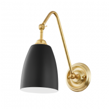 Hudson Valley 3021-AGB/BK - Millwood Wall Sconce