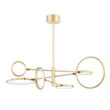 Hudson Valley 4106-AGB - Saturn Chandelier