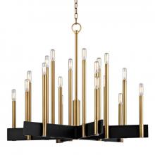 Hudson Valley 8834-AGB - Abrams Chandelier