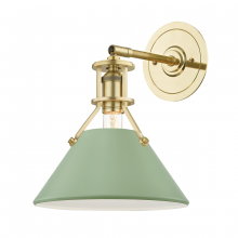 Hudson Valley MDS350-AGB/LFG - Painted No.2 Wall Sconce
