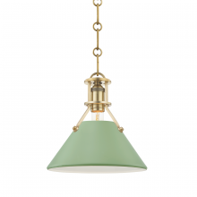 Hudson Valley MDS351-AGB/LFG - Painted No.2 Pendant