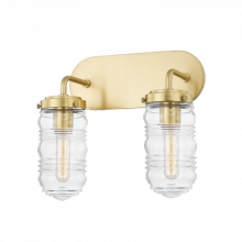Mitzi by Hudson Valley Lighting H124302-AGB - Clara Bath And Vanity