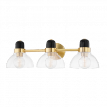 Mitzi by Hudson Valley Lighting H482303-AGB - Camile Bath And Vanity