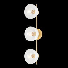 Mitzi by Hudson Valley Lighting H724303-AGB - Belle Bath And Vanity