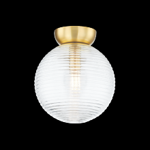 Mitzi by Hudson Valley Lighting H815501-AGB - Sara Flush Mount