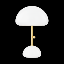 Mitzi by Hudson Valley Lighting HL813201-AGB - Cortney Table Lamp