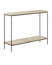 Currey 4000-0137 - Boyles Travertine Console Table