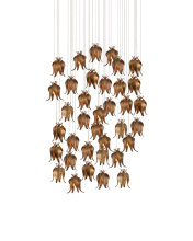 Currey 9000-1025 - Iota 36-Light Round Multi-Drop Pendant