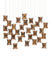 Currey 9000-1045 - Alsop 30-Light Linear Multi-Drop Pendant
