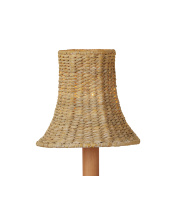 Currey 0900-0039 - Bell Natural Chandelier Shade