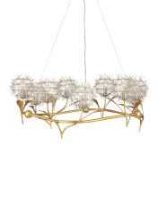 Currey 9000-1080 - Dandelion Silver & Gold Chandelier
